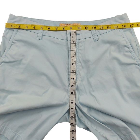 Quiksilver Waterman Collection Shorts Mens 32 Light Blue Casual Chino Beach - Picture 7 of 9